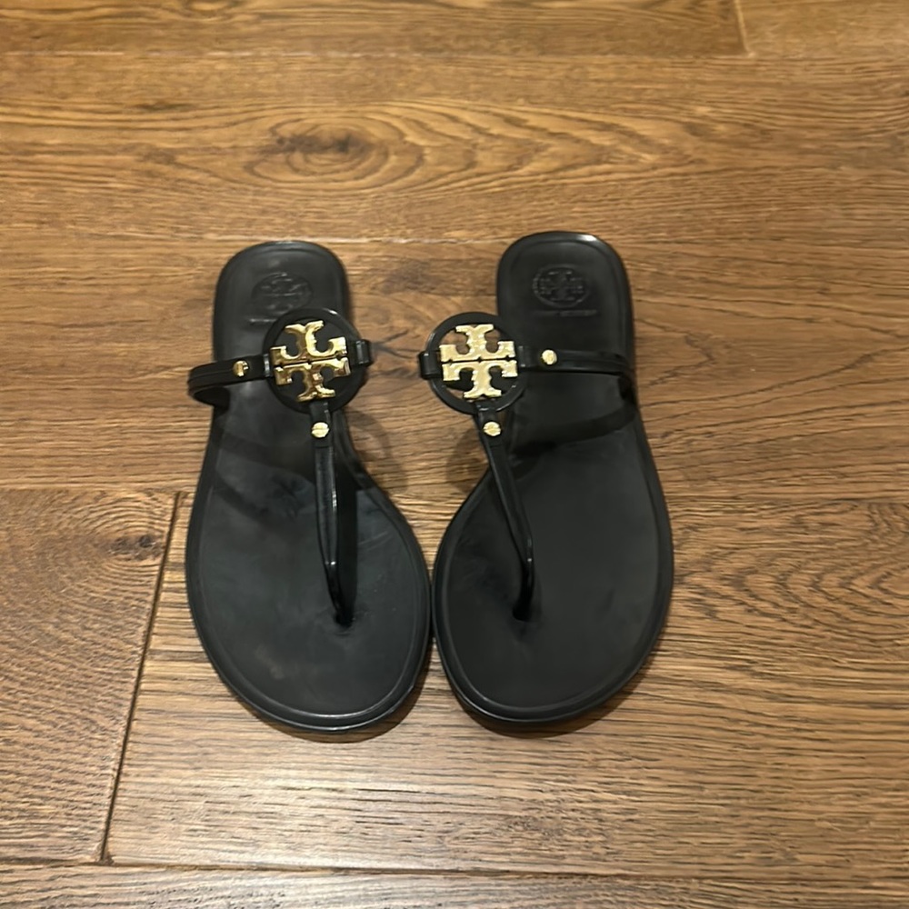 Black Tory Burch Women’s Mini Miller Jelly Sandal